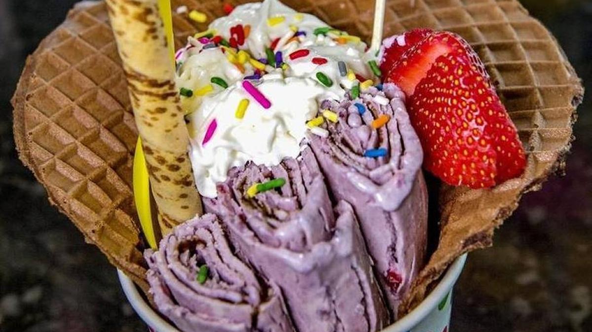 Freezing Moo is planning new location in south Kansas City. It makes frozen rolled ice cream.
