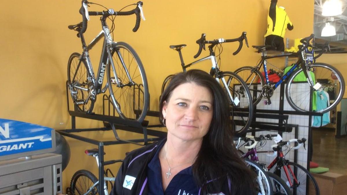 Heather Jordan, owner of The Wheel Cyclery in Gladstone.