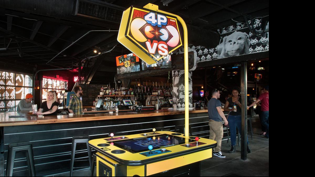 
Up-Down, with arcade games for a quarter, has opened in the former Hamburger Mary’s space at 101 Southwest Blvd. 
