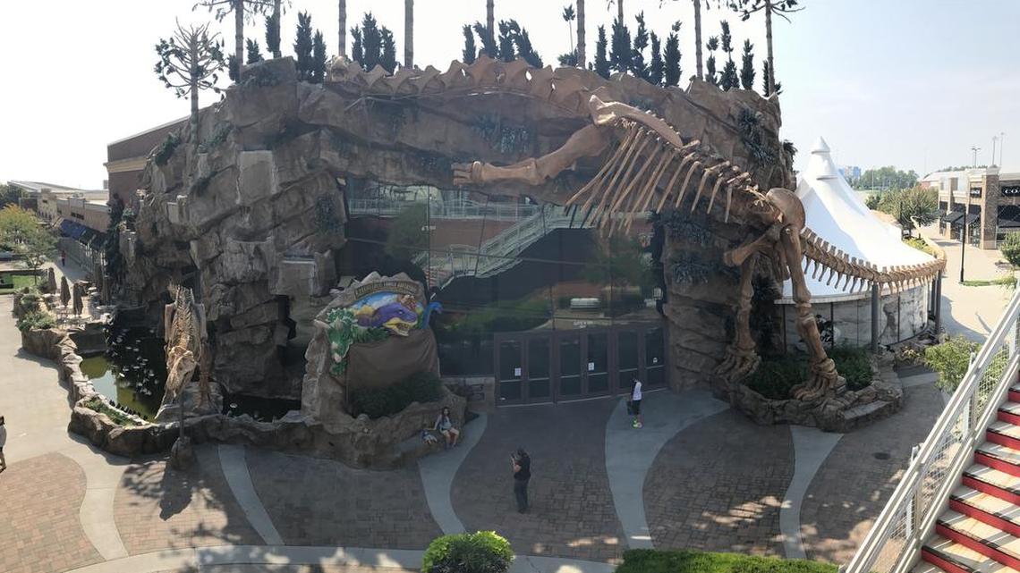 T-Rex Cafe closed in mid-August after more than a decade in the Legends Outlets.