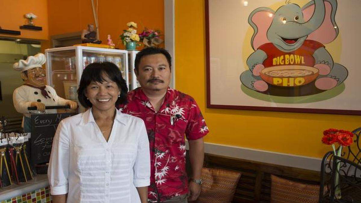 
Marisa Wiruhayarn and Dom Wiruhayarn own Big Bowl Pho and the Tasty Thai on Northwest Prairie View Road. 
