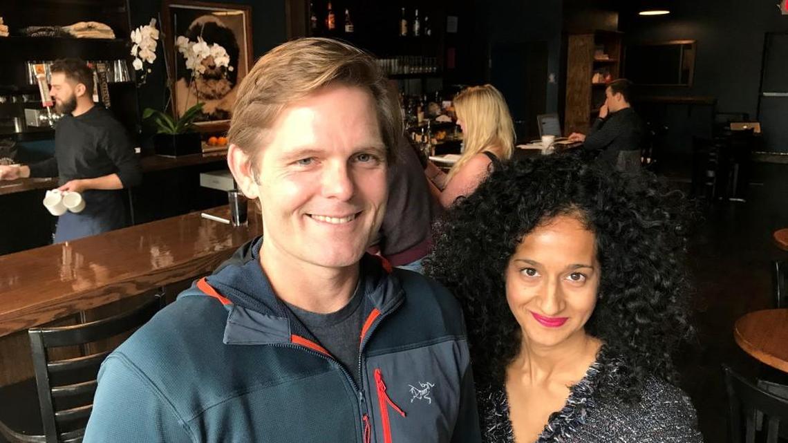Andrew Park and Megha Ramaswamy, owners of the new Nomads at 1804 W. 39th St.