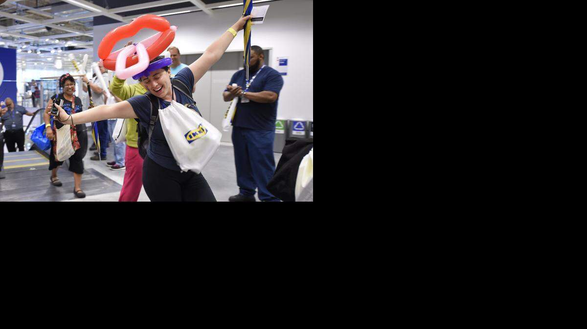 Wednesday’s eagerly awaited opening of the Ikea store in Merriam had Kansas City resident Nael Leno dancing off the escalator and into the showroom. A big fan of the Swedish retailer, Leno said this was her second Ikea grand opening.