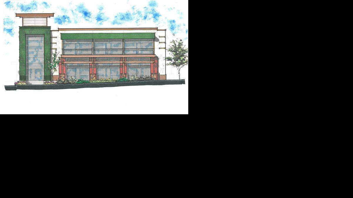 
An artist’s rendering of the Cornerstone Commons project.
