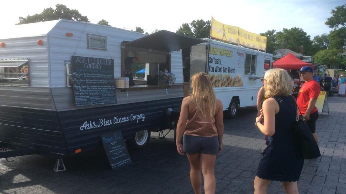 Bethany Harris’ Ash & Bleu Cheese Co. food truck offers a seasonal list of grilled cheese sandwiches and salads made-to-order.