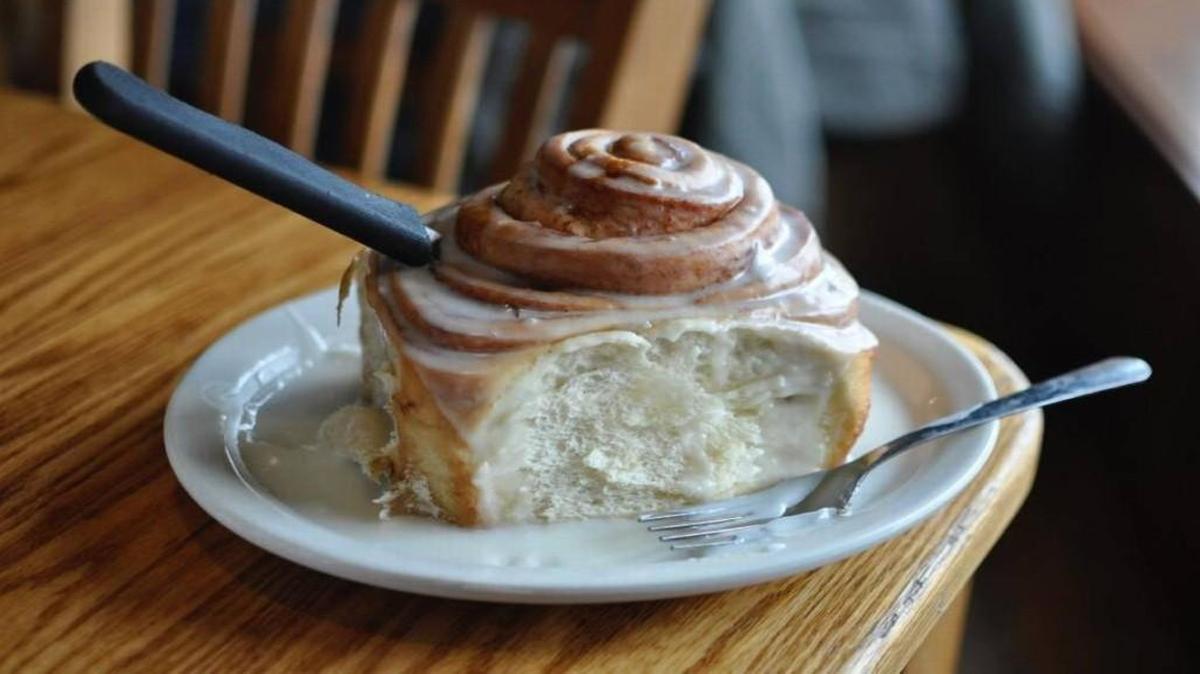The Corner Cafe’s cinnamon roll is one of the featured items on Conde Nast Traveler’s list.