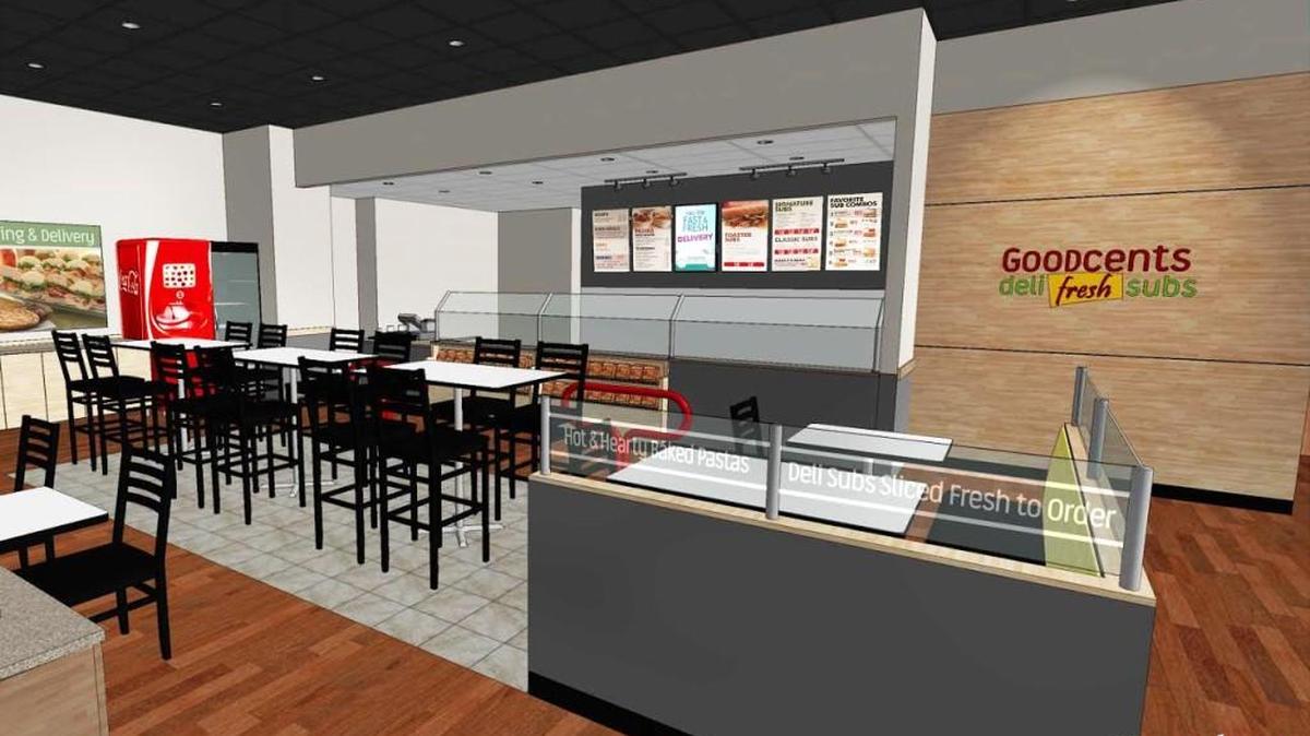 A rendering of the new Goodcents prototype.