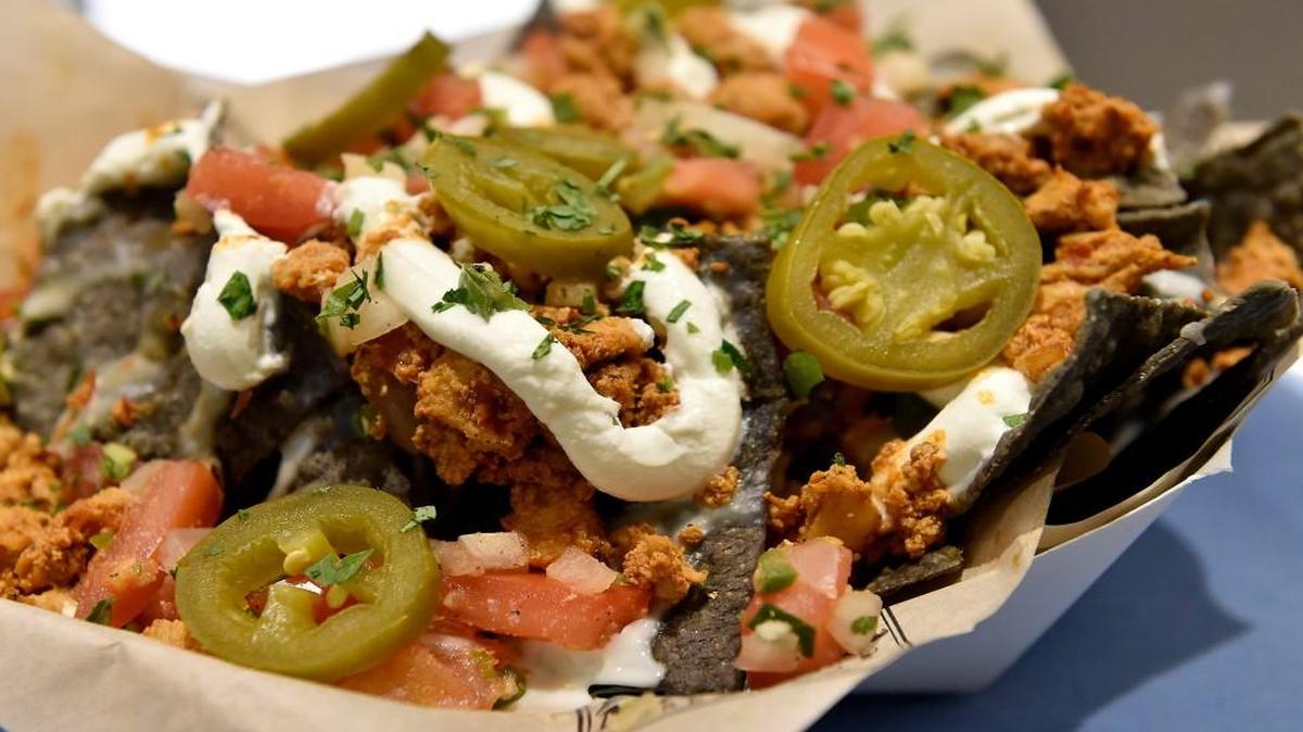 Sporting Kansas City at Children’s Mercy Park unveiled new menu items at the team’s recent media day, including loaded blue corn chip and white queso nachos.