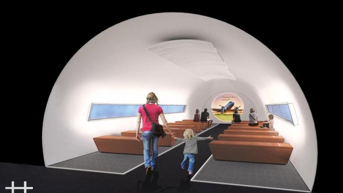 A rendering shows the planned Roasterie theater.