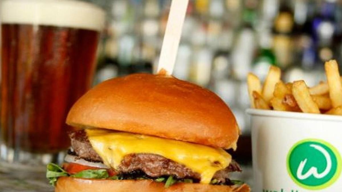 Wahlburgers offers specialty burgers as well as salads, sandwiches, frappes and floats.