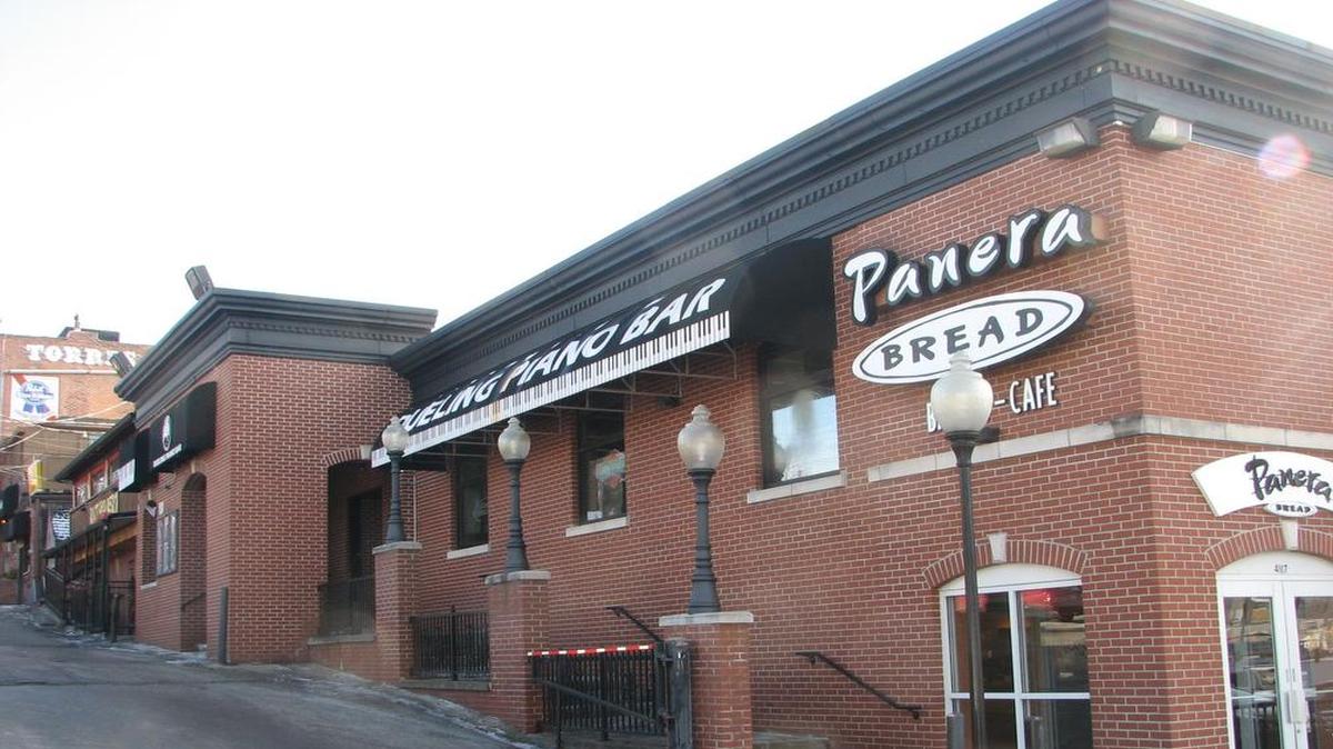 
Panera is tucked away on a side street in the heart of Westport.
