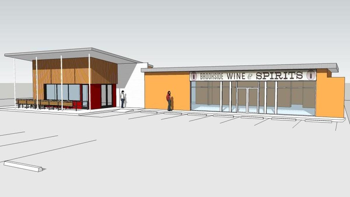A rendering of the new Brookside Pizza & Taproom
