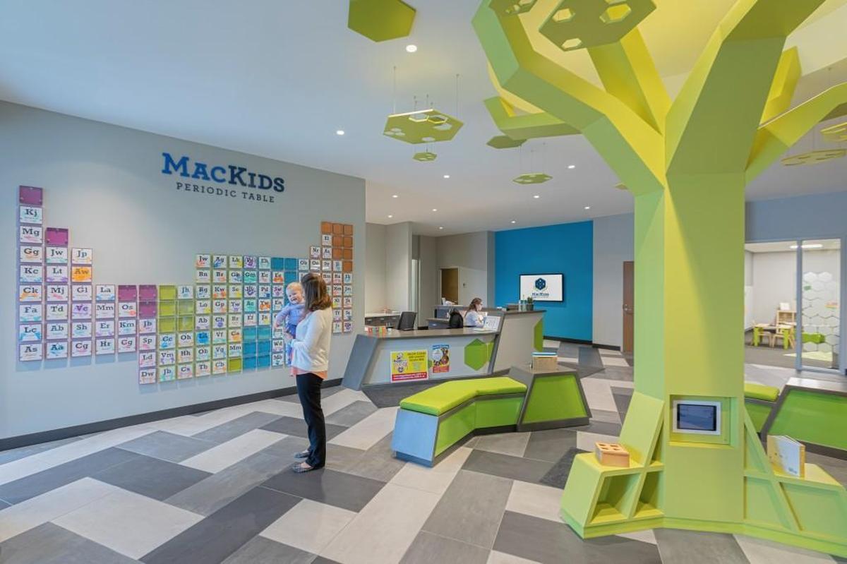 Burns & McDonnell employees have access to an in-house day care center called MacKids.