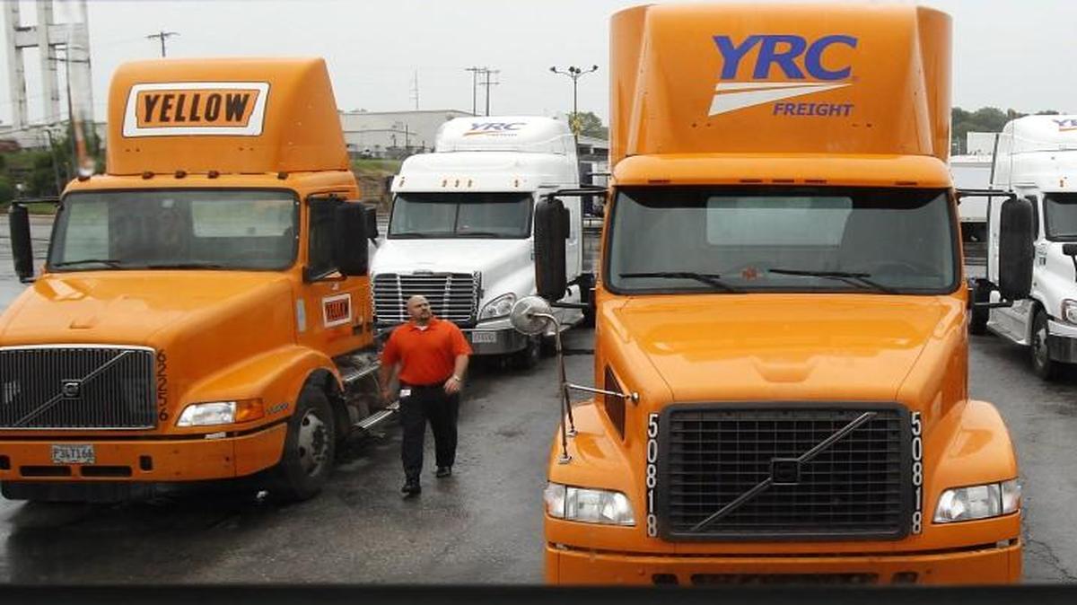 A decline in revenues from fuel surcharges contributed to lower revenues and profits at YRC Worldwide Inc., the trucking company based in Overland Park.