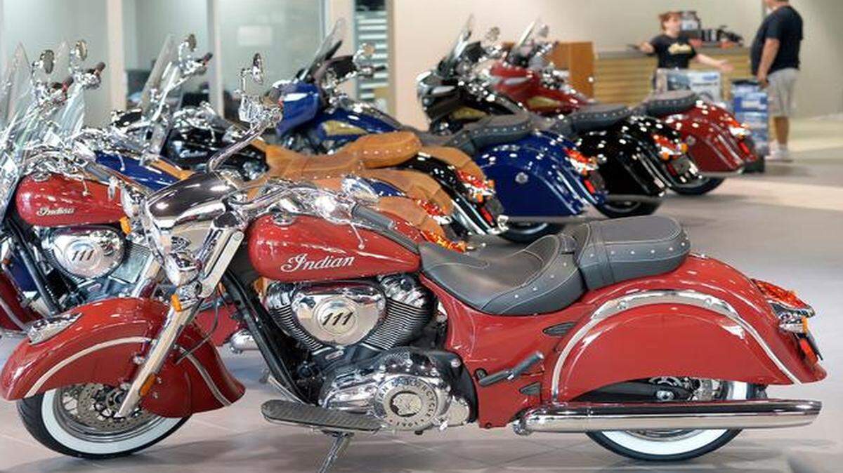 
An Olathe dealership recently started selling Indian Motorcycles. 
