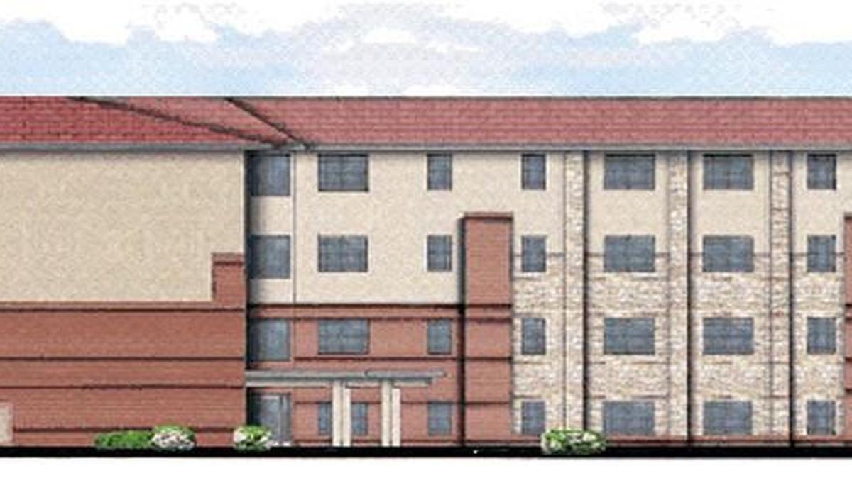 Rendering of the 59-unit apartment building set for construction