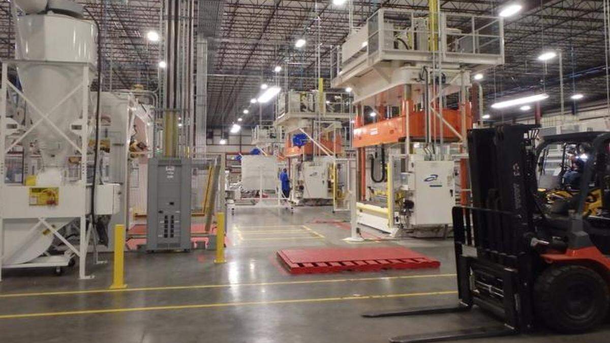 The car parts company Grupo Antolin has plants like this one in 25 countries.