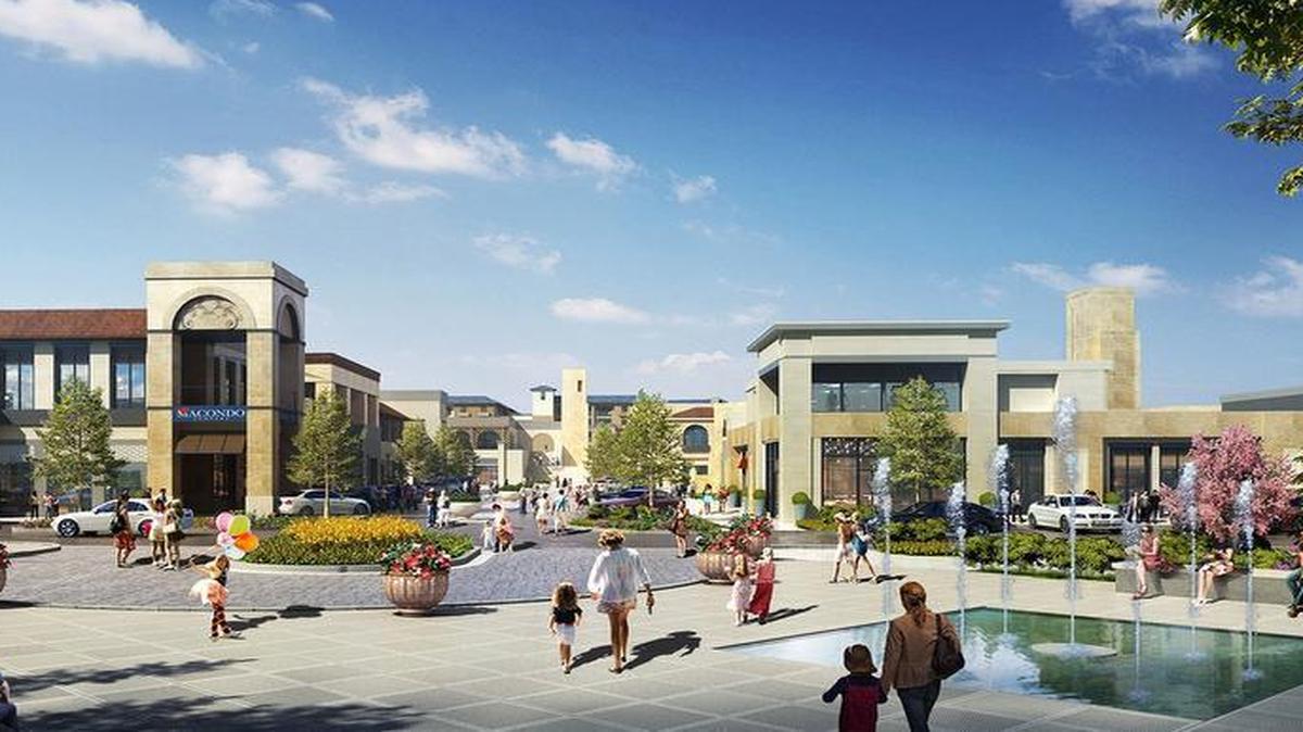 
An artist’s rendering showed the now-failed proposal for redeveloping the Metcalf South Shopping Center and former Kmart center at 95th Street and Metcalf Avenue.
