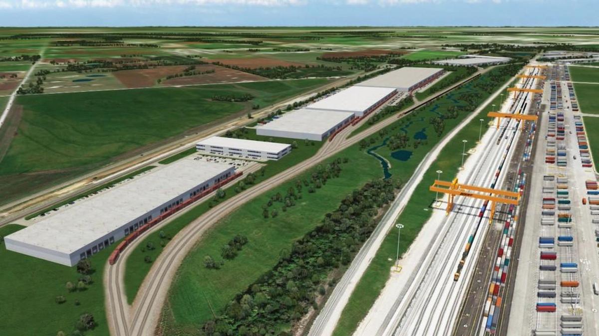 This is an artist’s rendering of the new 300-acre expansion