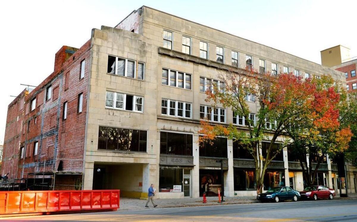 The 1920s-era Congress Building at 3535 Broadway is being converted into the Congress Lofts by Kansas City real estate developer Del Hedgepath.
