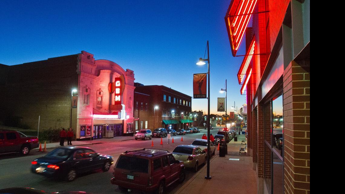 
The Jazz District (seen here) boasts some big-name attractions, but people heading west on 18th Street will encounter a “disconnect” before reaching the Crossroads Arts District. The blocks that separate the districts amount to a dead zone. 
