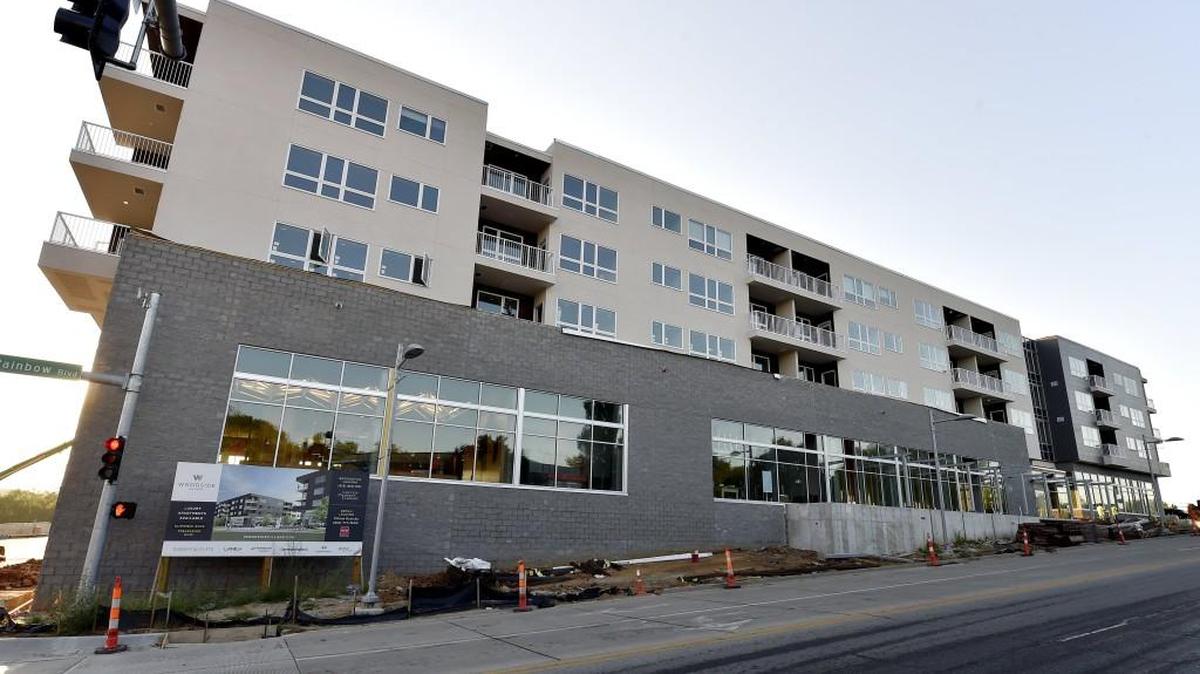 Leaks and mold concerns at Woodside Village, shown here during construction, may force some residents out of their units during cleanup at the Westwood property on Rainbow Boulevard.