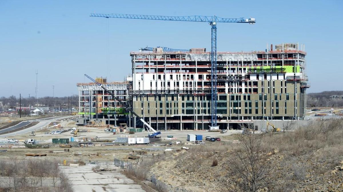 Construction work is well underway for the new Cerner complex at the former Benjamin Plaza and Bannister Mall area. The company is seeking several kinds of tax increment financing for the $4.45 billion project.