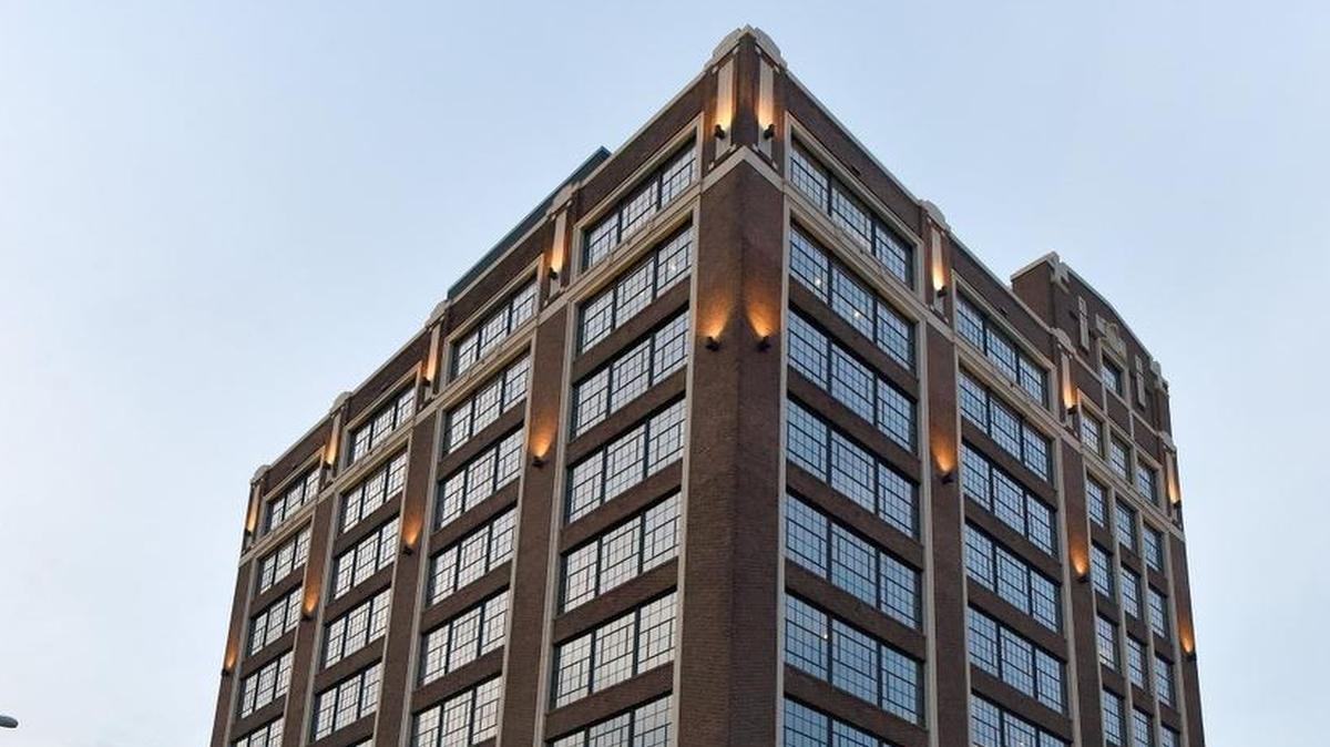 The Corrigan Station office building at 19th and Walnut Streets in Kansas City.