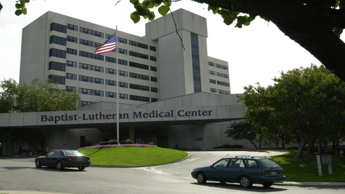 The empty hospital also was known as Baptist-Lutheran Medical Center before closing in 2006.