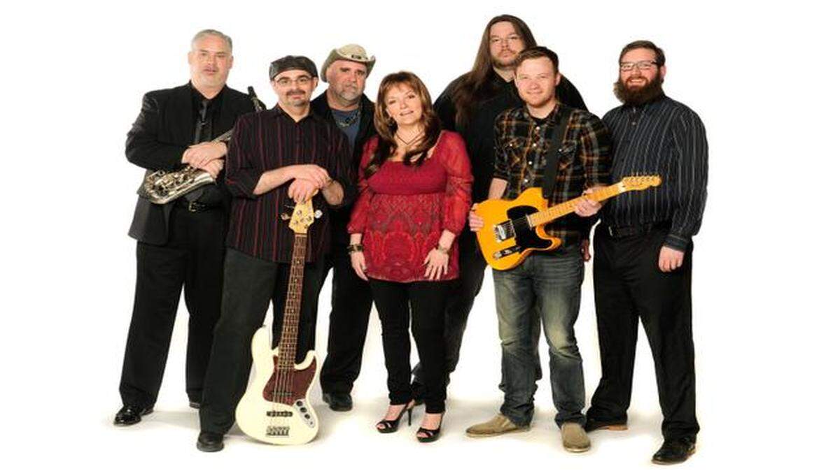 
Cleyson Brown Unlimited members (from left) David Freeland, Frank Minolfo, Rick Spindler, Pamela Sankey, Mark Thorstenberg, Corey Vitt and Jason Smith will compete Saturday in the Fortune Battle of the Corporate Bands
