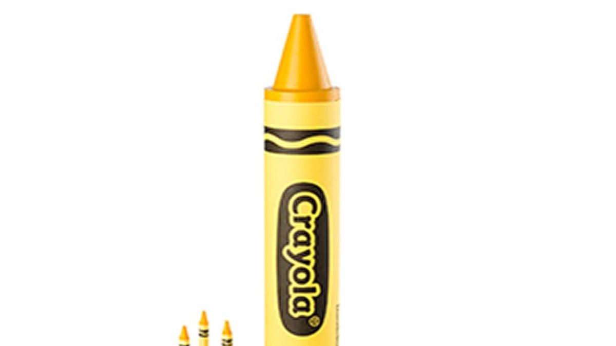 Crayola’s dandelion yellow crayon will be replaced by a hue in “the blue family.”