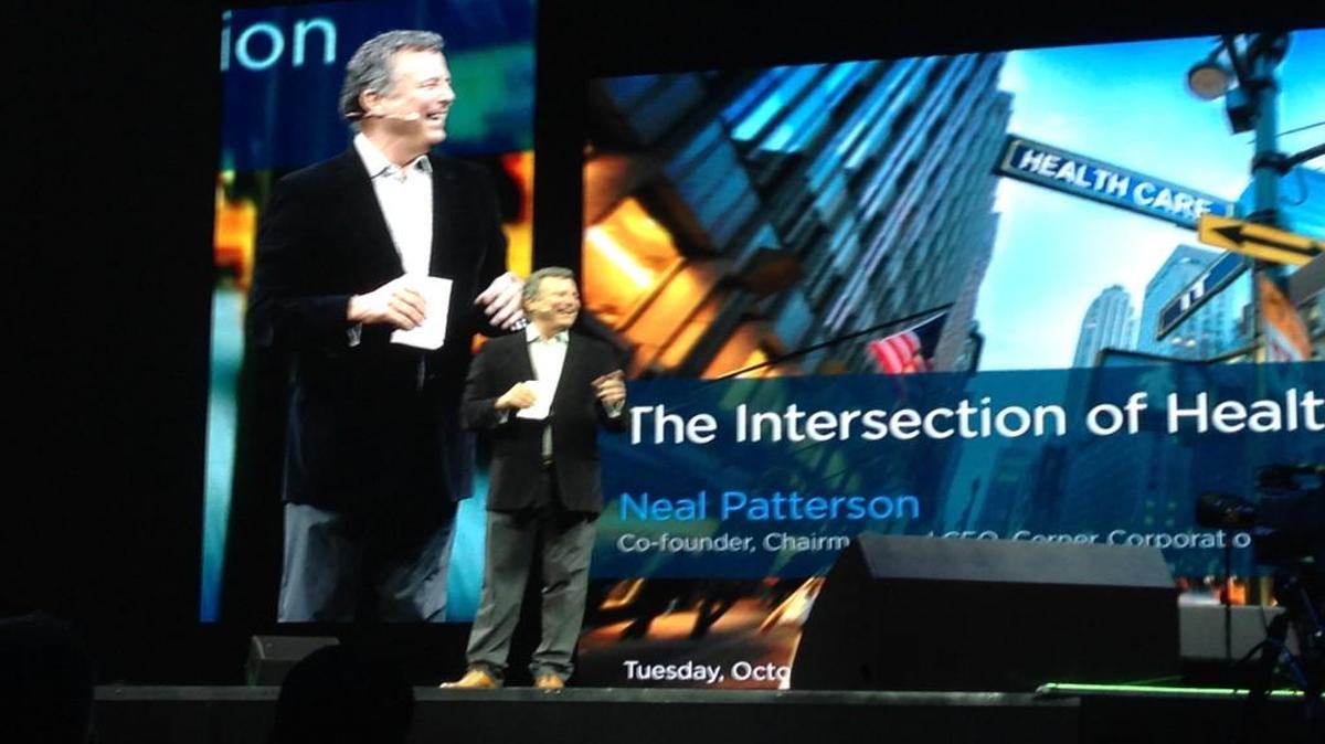 
Neal Patterson addressed the Cerner Health Conference on Tuesday at the Sprint Center.

