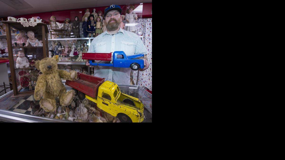 
Randy Harrell is part of the third generation of his family to work at the Doll Cradle in Shawnee. His mother, Connie Harrell, and her mother, Esther Krause, started the business in 1970.
