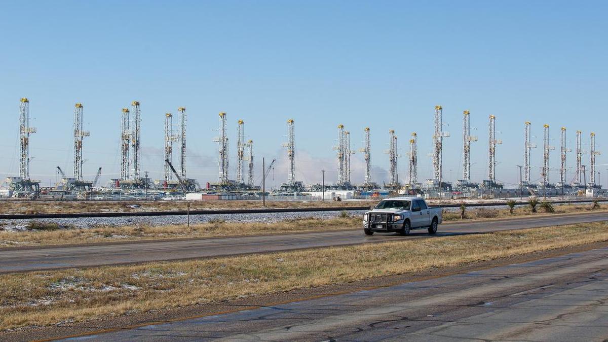 Businesses in the oil and gas industry reported weakness.
