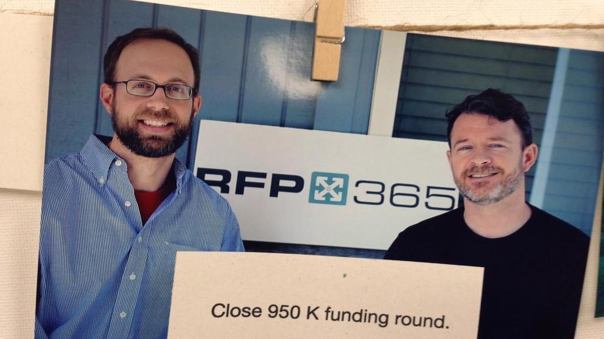 David Hulsen (left) and Stuart Ludlow are the founders of RFP365, which builds software to help both sides navigate the request-for-proposals process.
