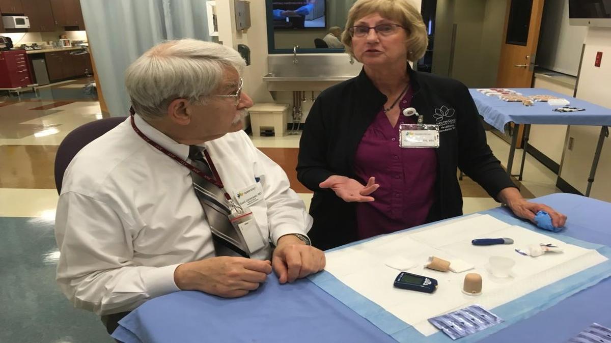 Dr. David Zamierowski and nursing professor Kathy Carver patented the SA FingerStick, the first product conceived, funded and developed by Johnson County Community College. Some proceeds from the sale of the teaching tool are going to provide capital investment funds for future innovations.