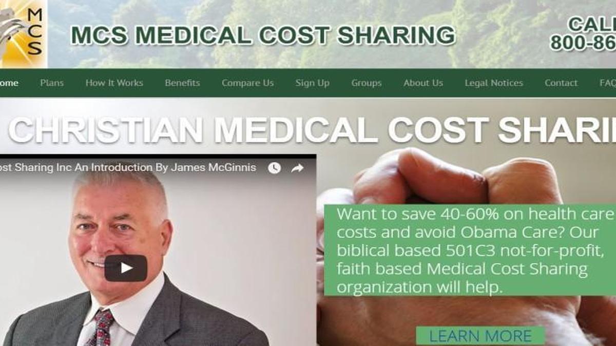 A screenshot of the website for St. Joseph based health-sharing ministry Medical Cost Sharing Inc. taken in 2017. In January, a federal judge ordered the website be shuttered based on sufficient probable cause that the company was engaged in ongoing wire fraud..