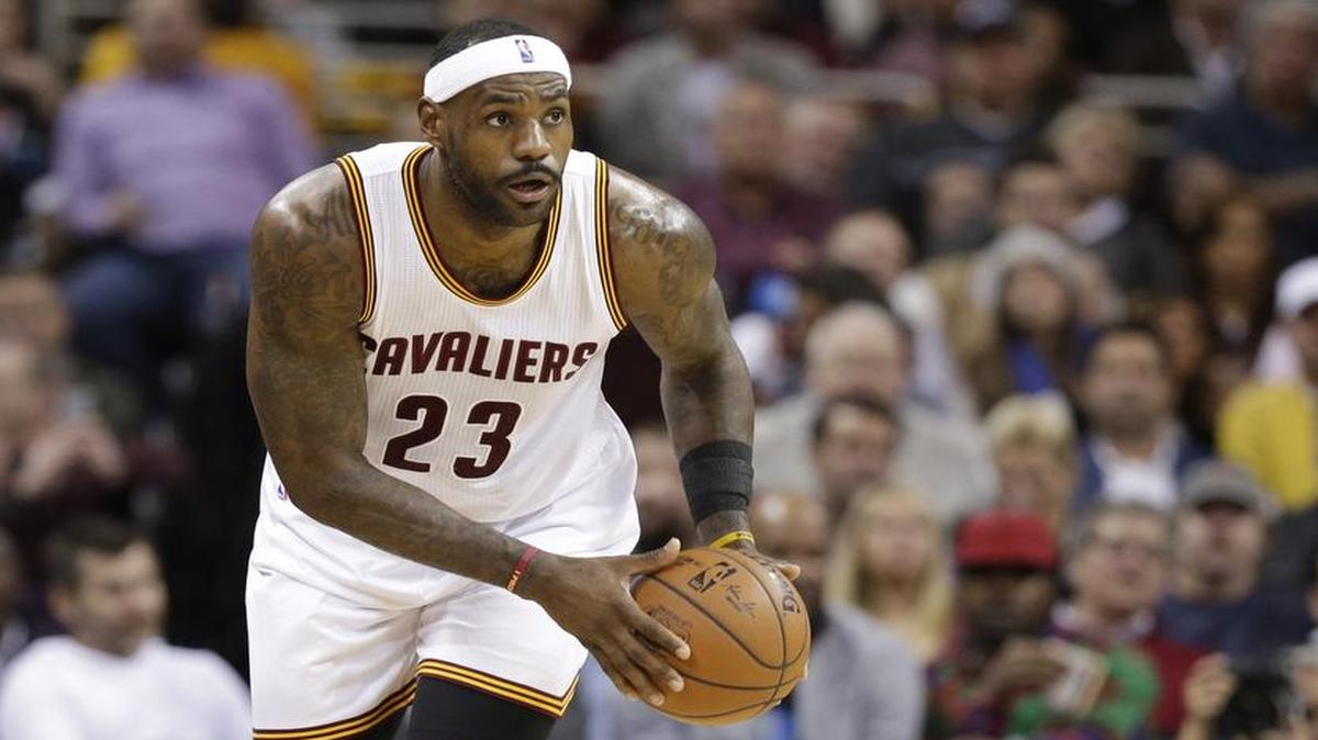 LeBron James of the Cleveland Cavaliers is a four-time NBA MVP.
