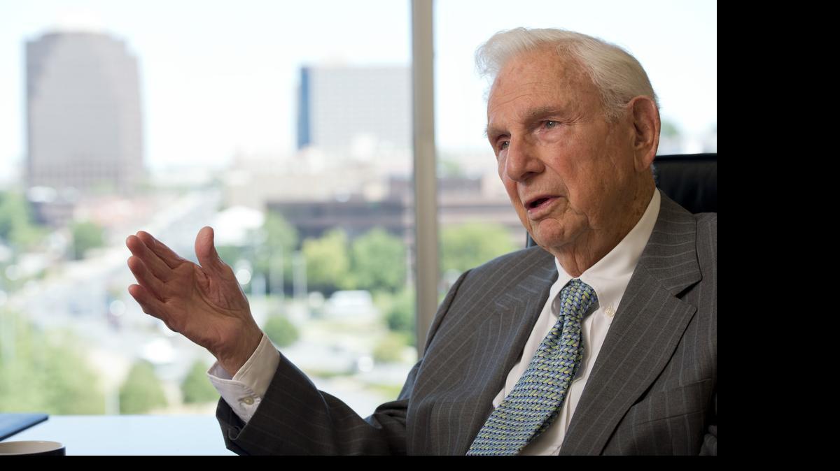 
Henry Bloch, currently retired and co-founder of H&R Bloch, spoke with the Kansas City Star before his 90th birthday on July 30, 2012.
