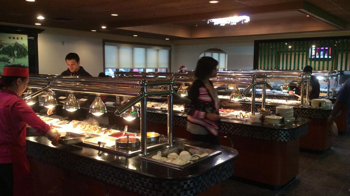 Asian Buffet offers more than 60 items on its buffet.