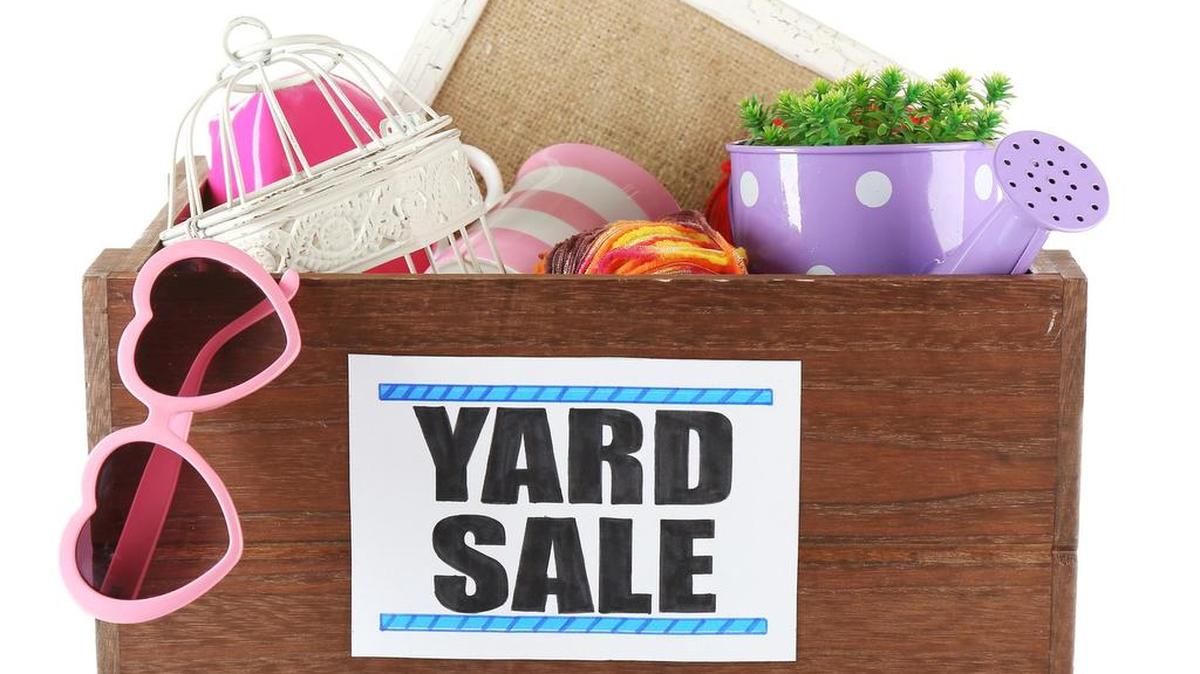 A yard sale is one option for making some money on your unwanted clothes and household goods.