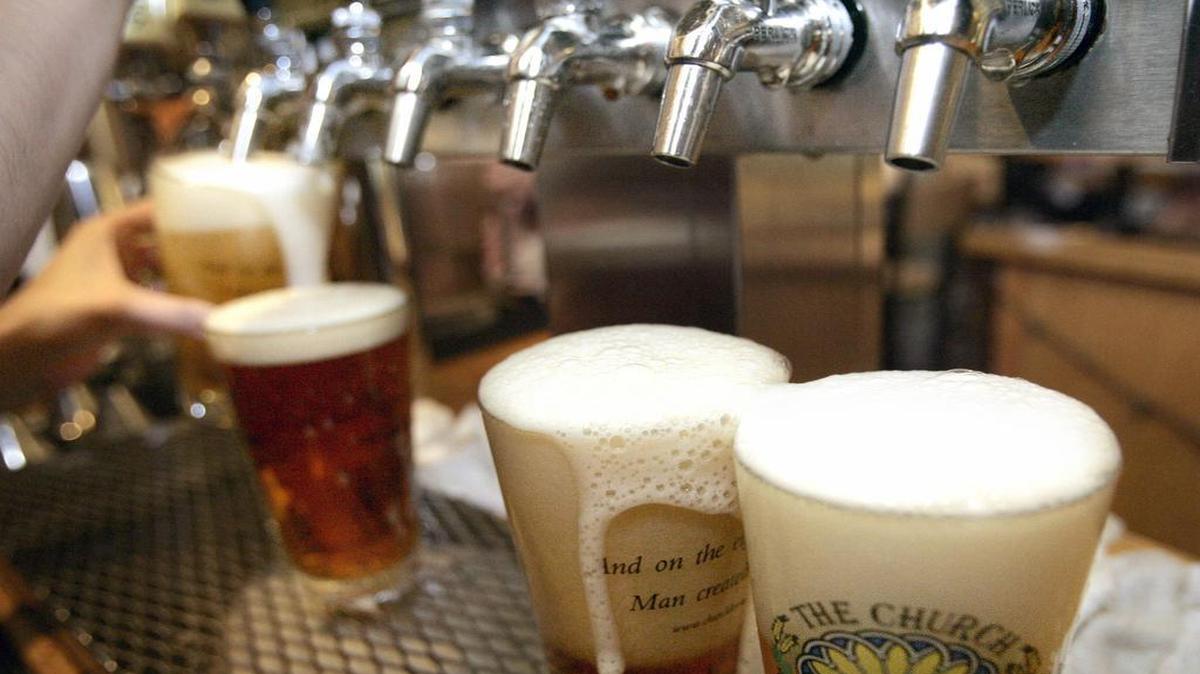 
Bar tabs are spiking higher as more people opt for a more expensive craft beer or glass of wine when out on the town.
