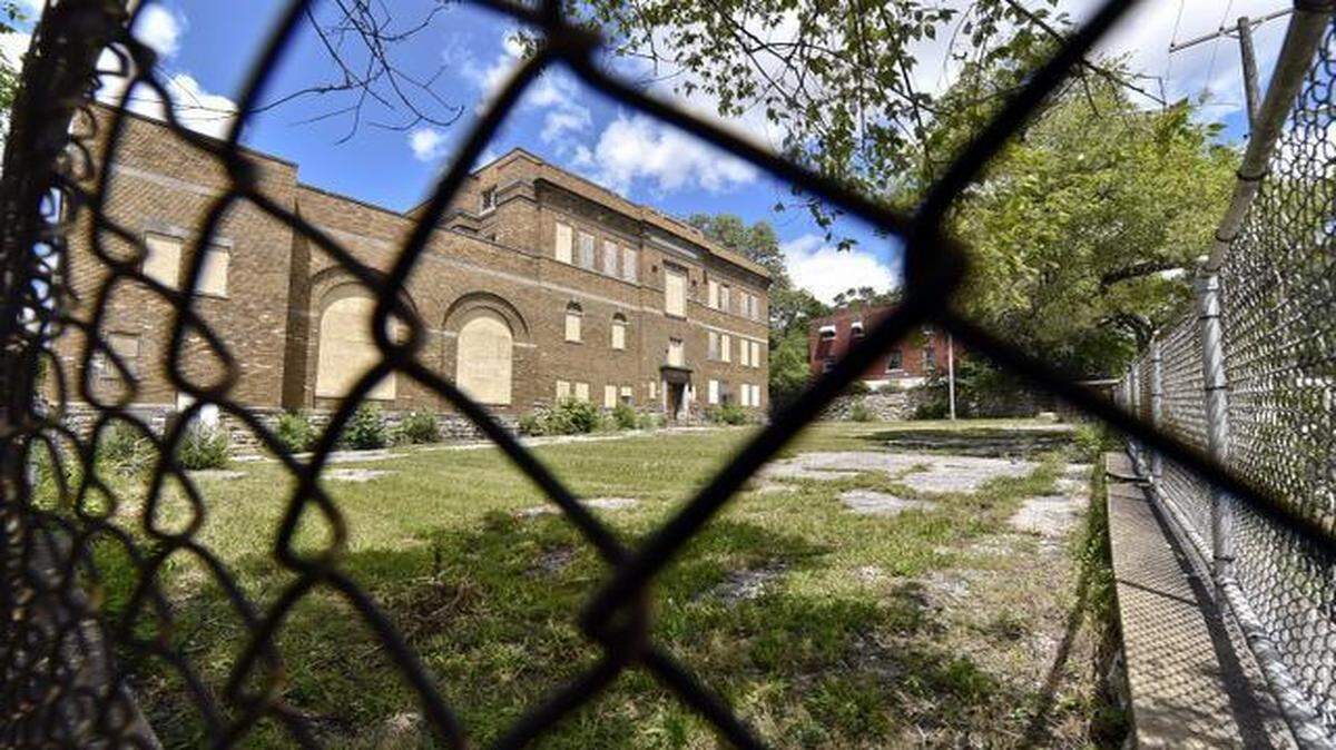 
The long-vacant and deteriorating West High School at 20th Street and Summit Avenue in Kansas City.
