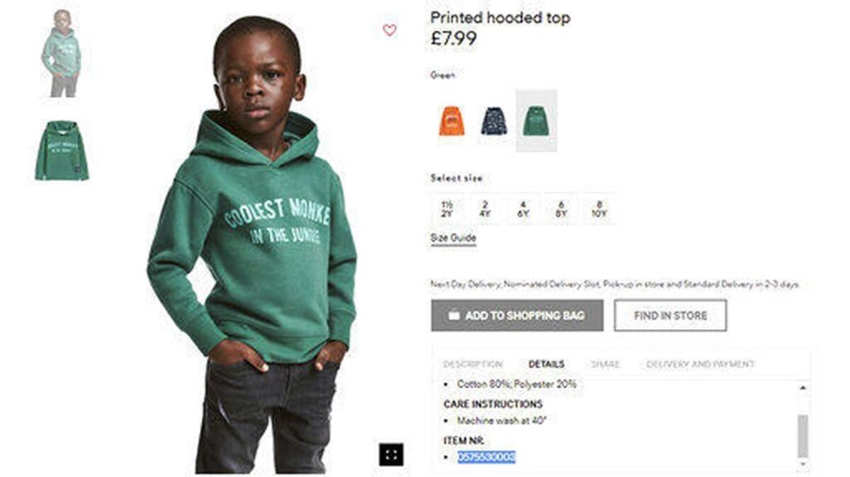 The Weeknd, LeBron James, Diddy and other celebrities have slammed H&M for an advertisement that the company apologized for on Monday.