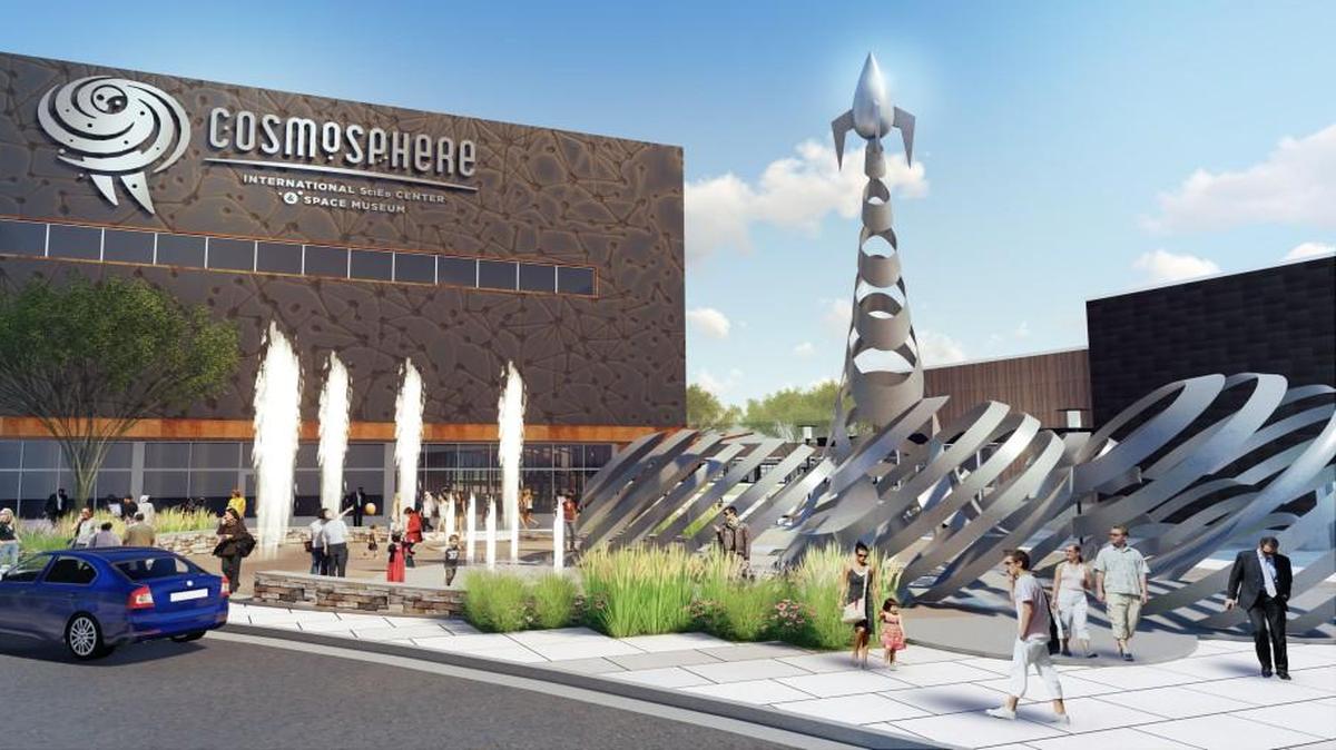 A rendering shows what Cosmosphere’s Overland Park location may look like.