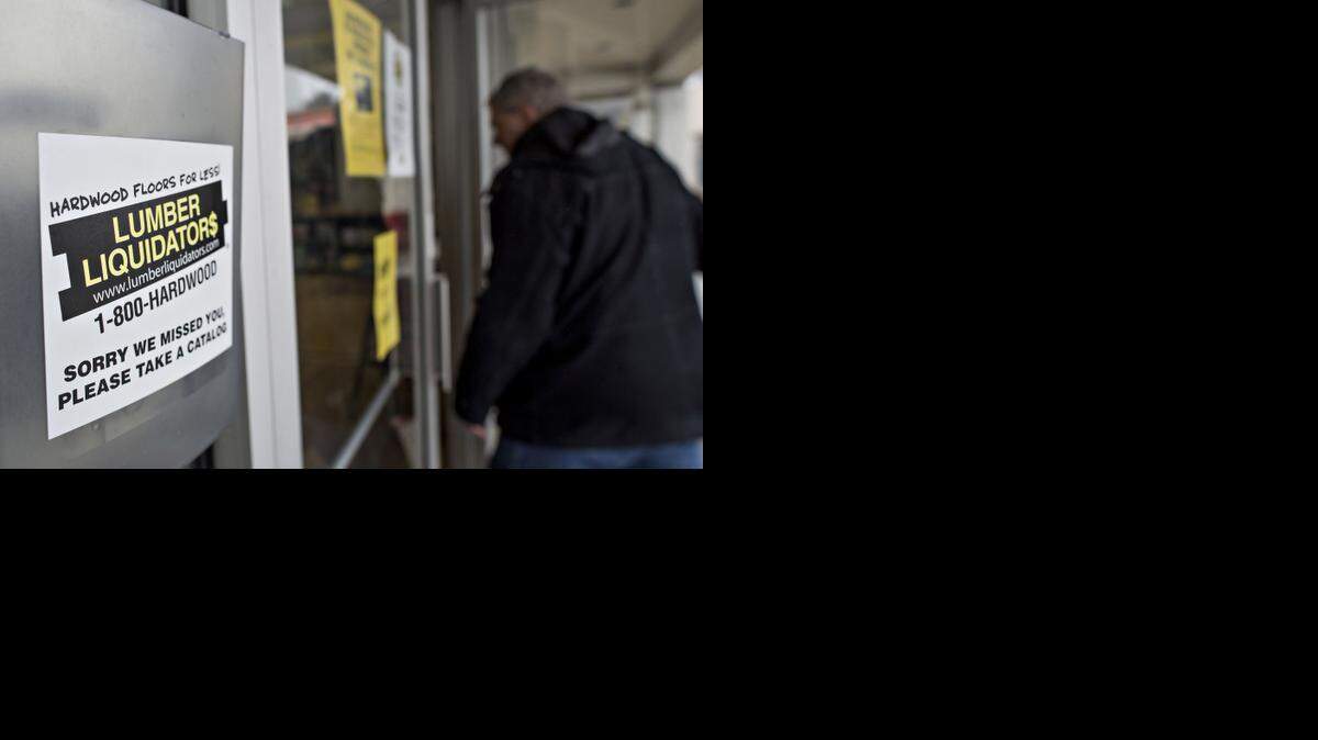 
A shopper enters a Lumber Liquidators Holdings Inc. store in Lombard, Ill.
