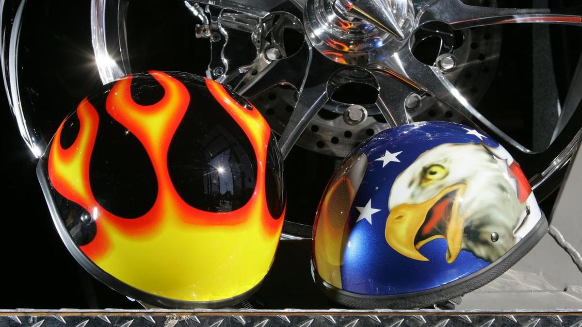
The National Highway Traffic Safety Administration is proposing rules to cut off the supply of novelty helmets and make it easier for state law enforcement officials to identify offending gear on the road. Together, agency officials say, the moves could save dozens or even hundreds of lives annually.

