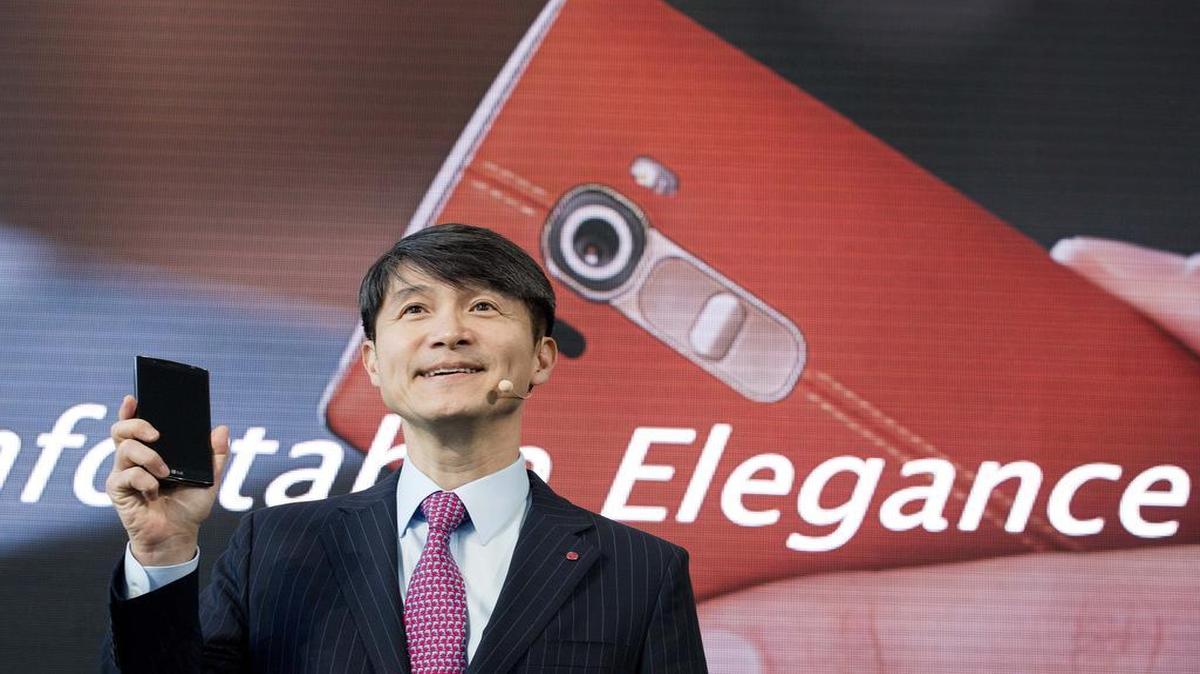 
Juno Cho, president and CEO of LG Corp., introduced the LG G4 during an event Tuesday in New York. 
