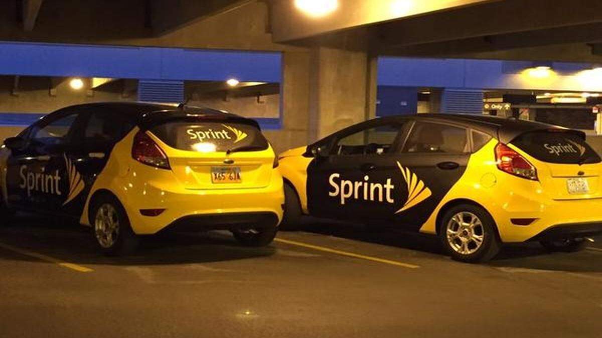 
Sprint has been testing a concierge phone delivery and setup service in Kansas City with this bright yellow fleet. 
