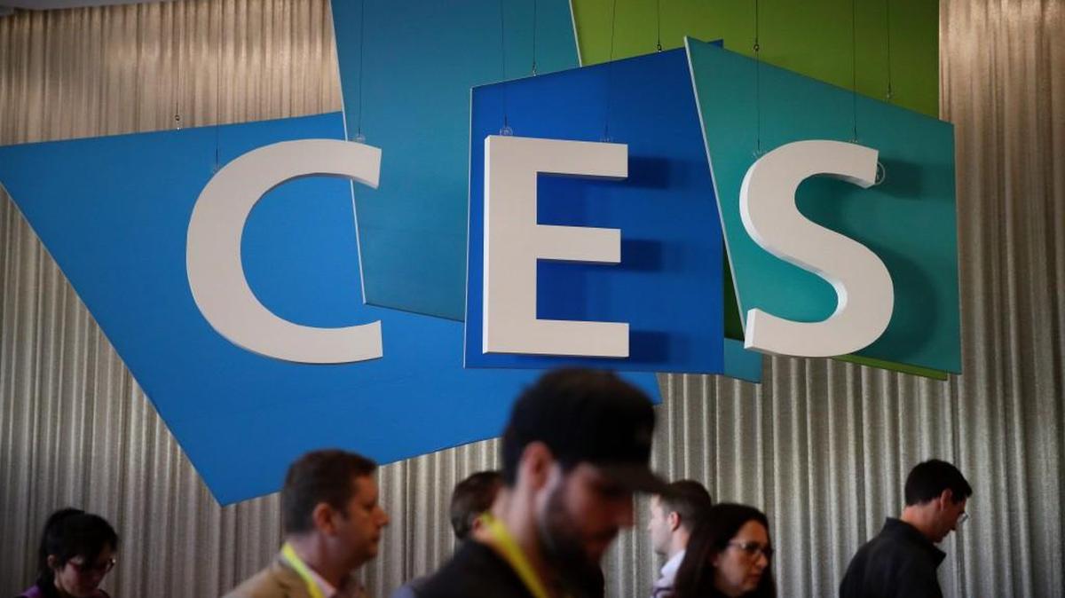 Show attendees at CES International on Friday in Las Vegas